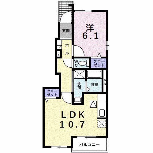 プリムラプレッソⅡ 間取り図