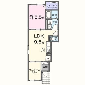 サンライズヒルズⅠ 間取り図