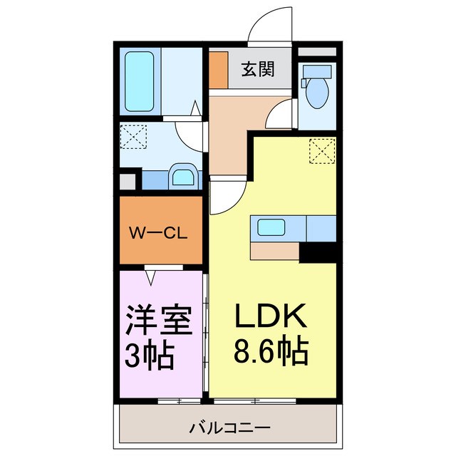 Cleyera青山 302号室 間取り