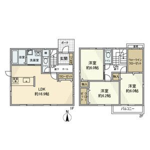 住吉町1丁目戸建 間取り図