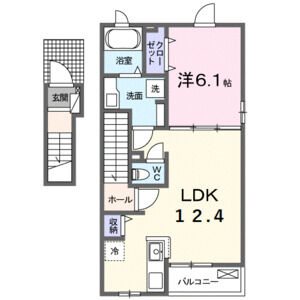 シャルマン　ツー 間取り図