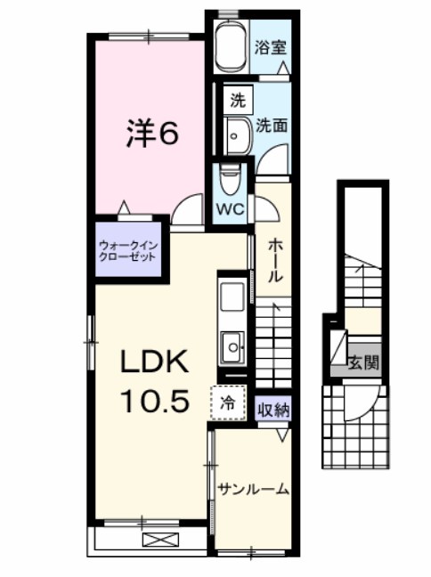 サンライズヒルズⅠ 間取り図