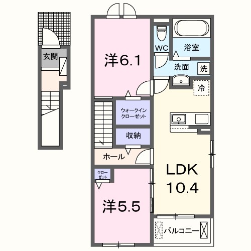 フラワーⅡ 間取り図