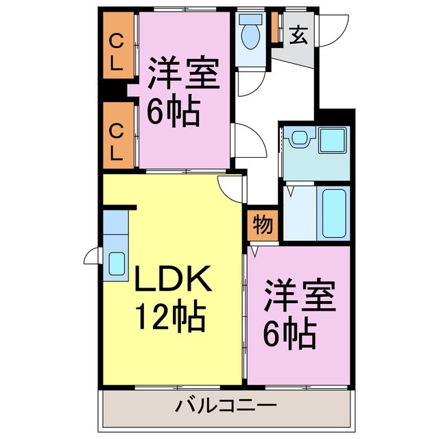 グロリアス 間取り図