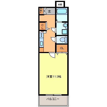 キャッスル常滑 間取り図