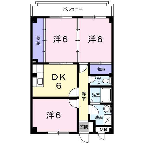 エステート光  間取り図