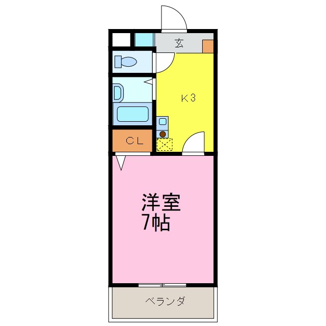 ハイツヤマオ 間取り図