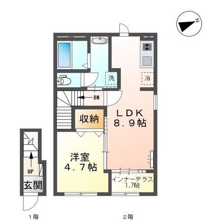 レインボーシティSV 間取り図