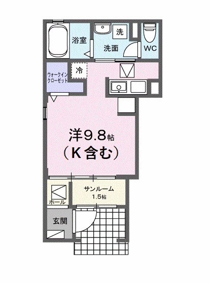 エール.T 101号室 間取り