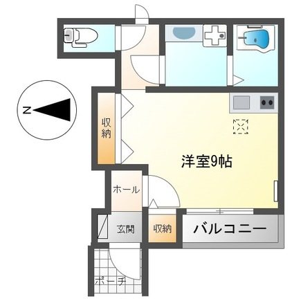 カーサビアンカ 102号室 間取り