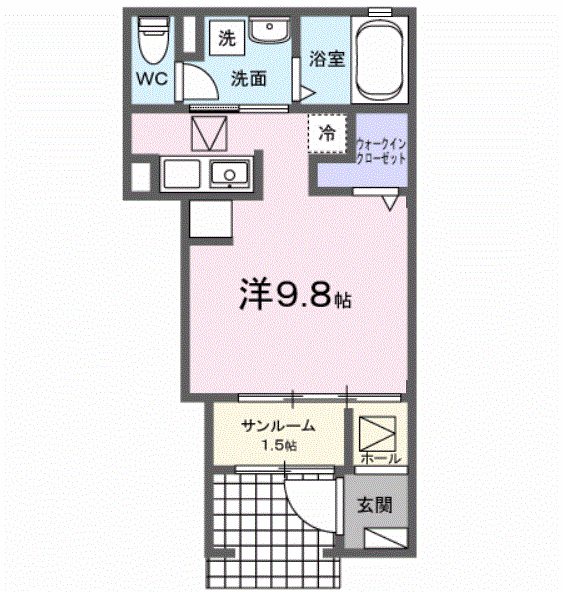 エール.T 103号室 間取り