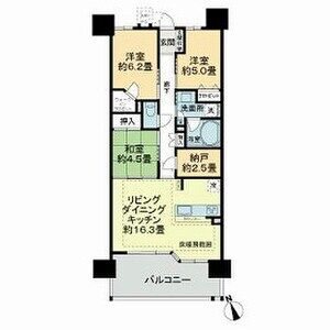 ﾗｲｵﾝｽﾞ半田ﾌﾟﾚｽﾃｰｼﾞﾚｼﾞﾃﾞﾝｽ 403号室 間取り