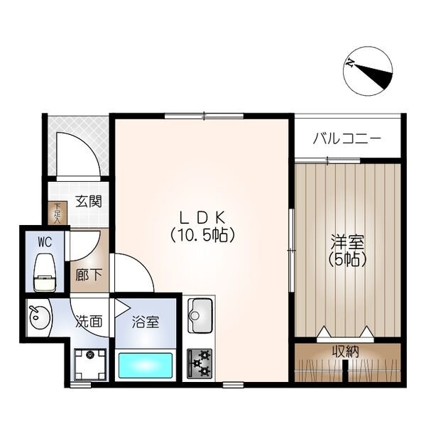 リーブルファイン成岩東町 間取り図