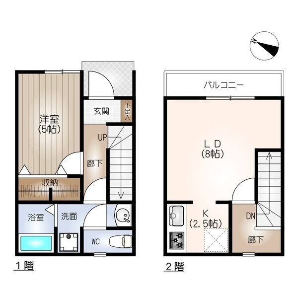 リーブルファイン成岩東町 間取り図