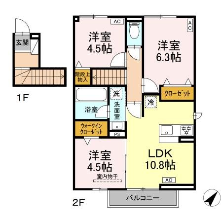 エルノワール 間取り図