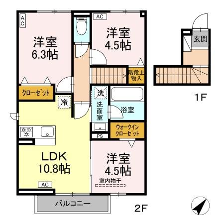 エルノワール 間取り図