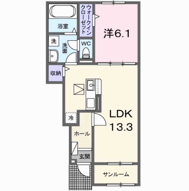 クラールⅡ 間取り図