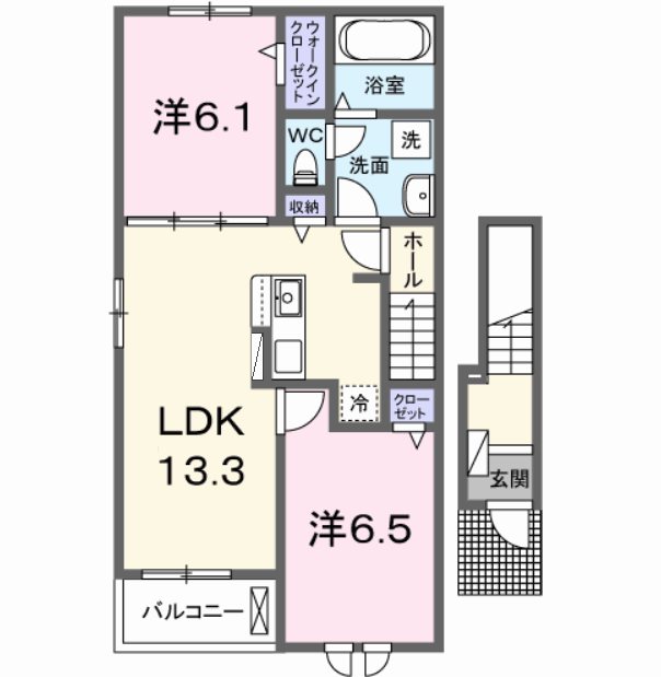 クラールⅡ 間取り図