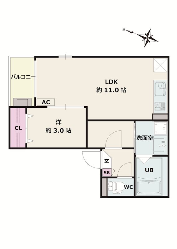 Jack yamatoⅠ 間取り図