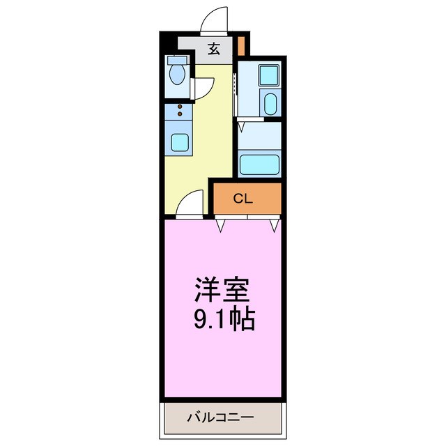 ラヴァーグミディ 103号室 間取り