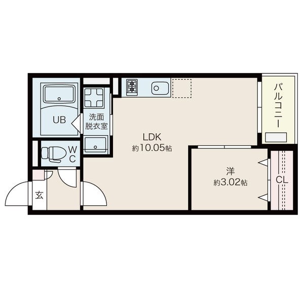 Jack shinkaiⅡ 201号室 間取り