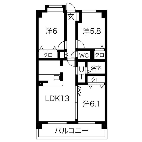 レジオンドヌール 間取り図