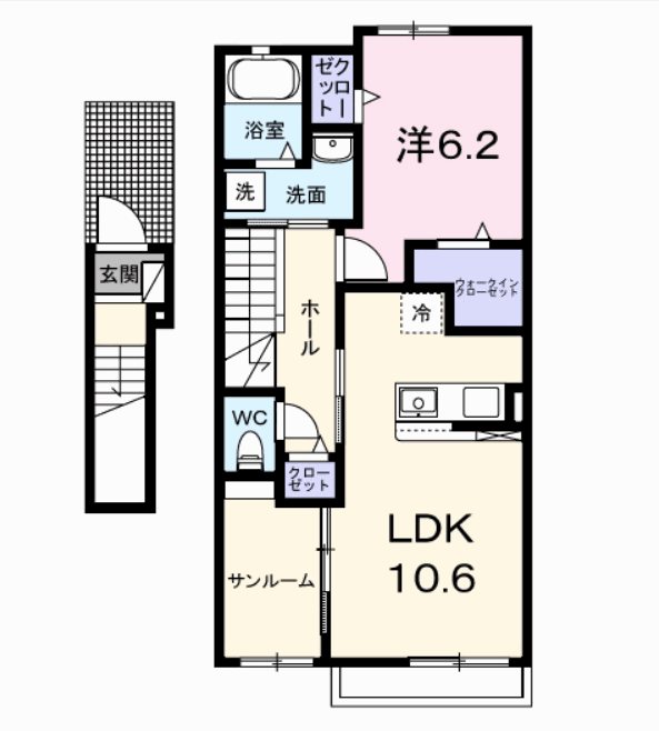 ミナ　タウン 間取り図