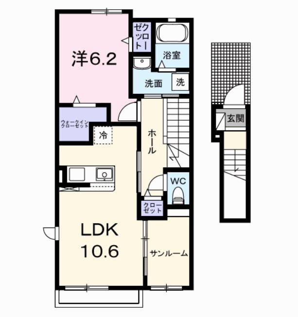 ミナ　タウン 間取り図