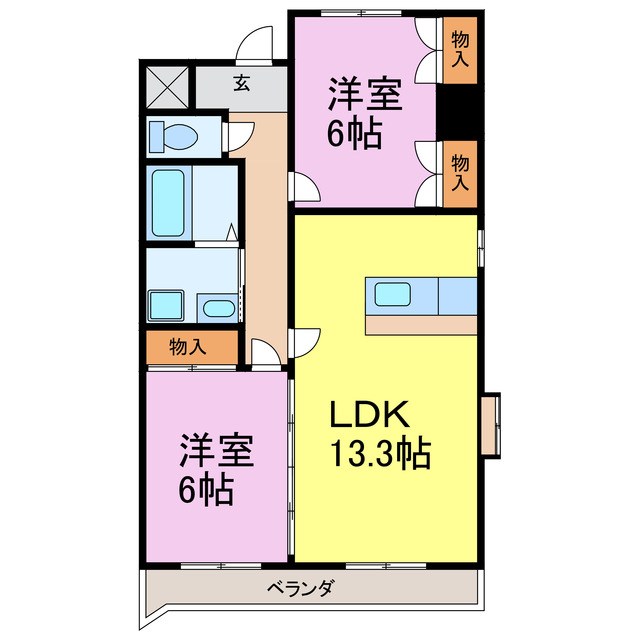 ファンシア 間取り図