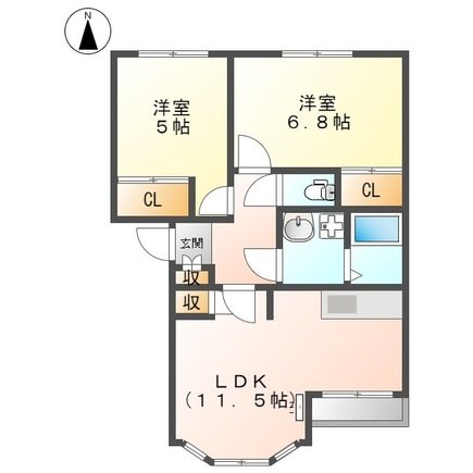 ルナフレア 間取り図