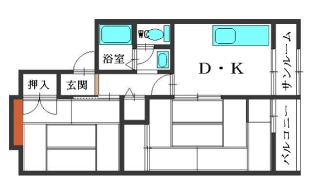 セジュール・シャルム 間取り
