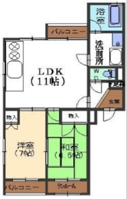 フリーデン駅西 間取り