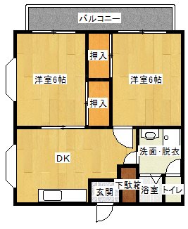 西八幡マンション 間取り