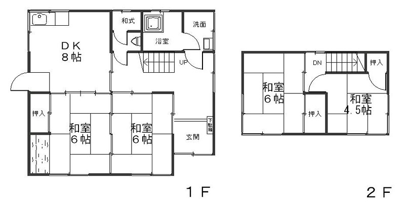末町貸家 間取り