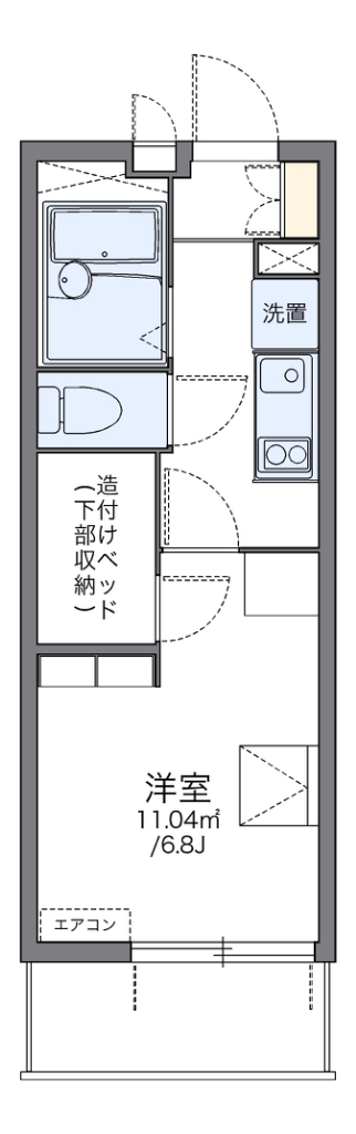 レオパレスＫＡＺＵⅢ 間取り