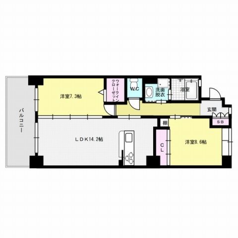 パークフラッツ長尾プラス 間取り