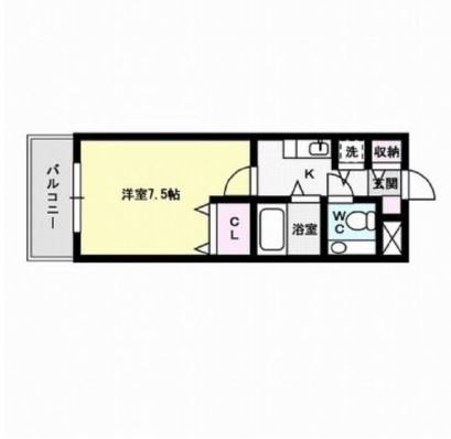 ワグキューブ～ネット無料～ 間取り