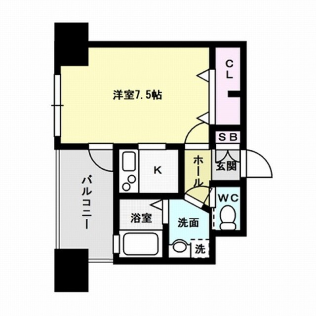 エンクレストＷｉｔｈ天神東 間取り