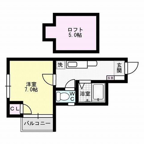 ステラハウス別府 間取り