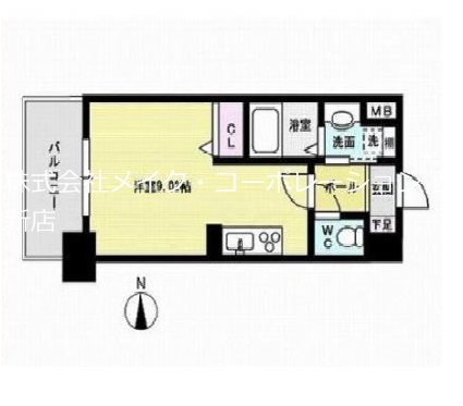 ステイツ姪浜駅前 間取り