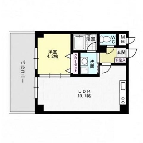 エスコート西片江 間取り