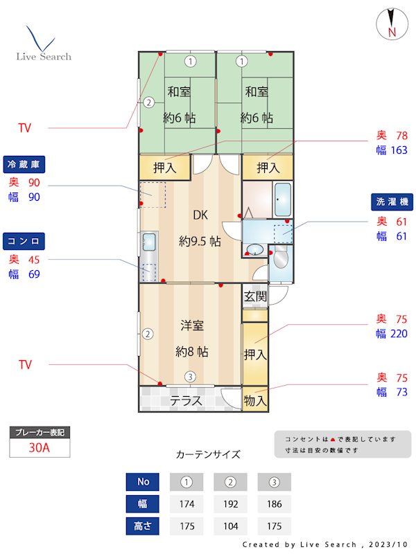 若葉ハイツ 102号室 間取り