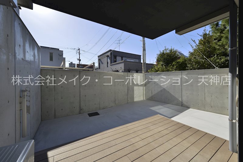 大濠ラテ ベランダ