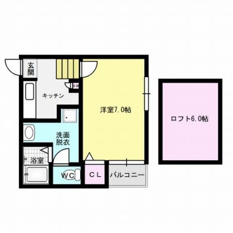 コンフォートベネフィス未來～ネット無料～ 間取り