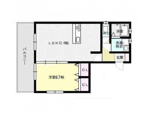 ブライトリーヒル城南 間取り