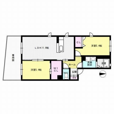 フルールシャルマン～駐車場無料～ 間取り