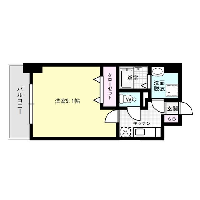 ELEVITA弥永 104号室 間取り