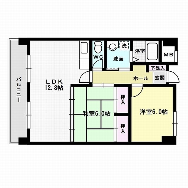 レスピーザ53 間取り図