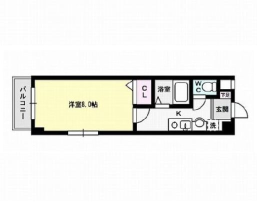 プラネット室見～ネット無料～ 間取り