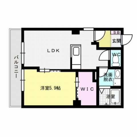 六本松ローズパレス 間取り